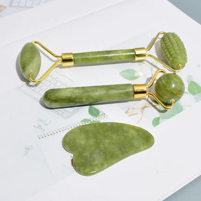 Set of Jade Massage Rollers