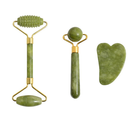 Set of Jade Massage Rollers